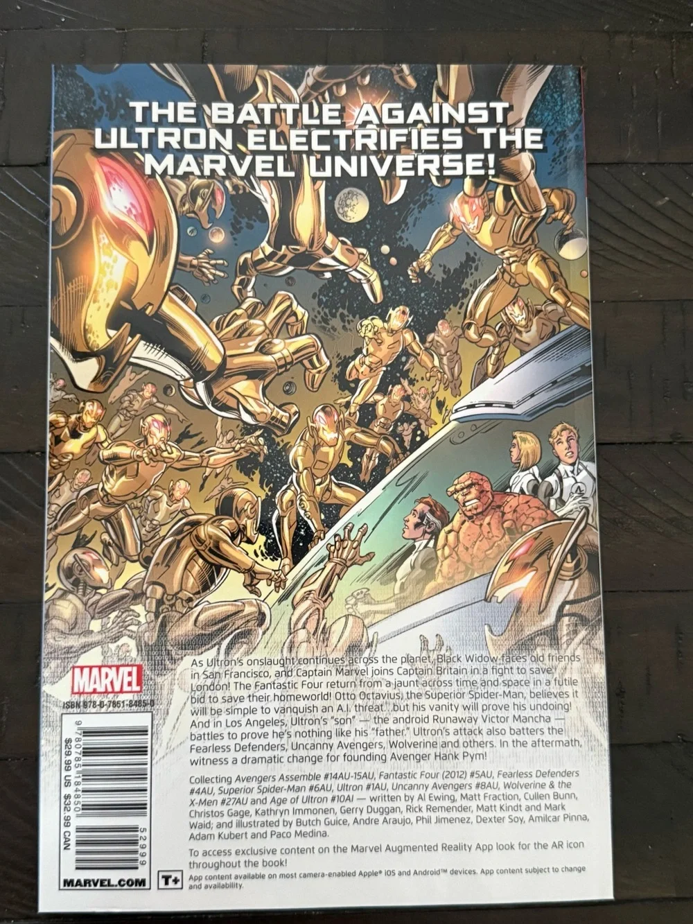Marvel Age of Ultron Companion Graphic Novel - Avengers Wolverine Fantastic Four
